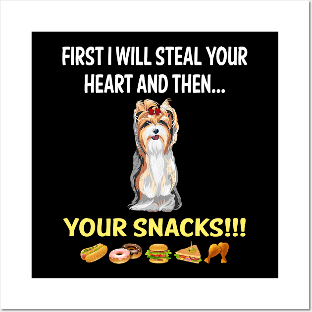 Steal Heart Yorkshire Terrier 54 Wall Art by blakelan128